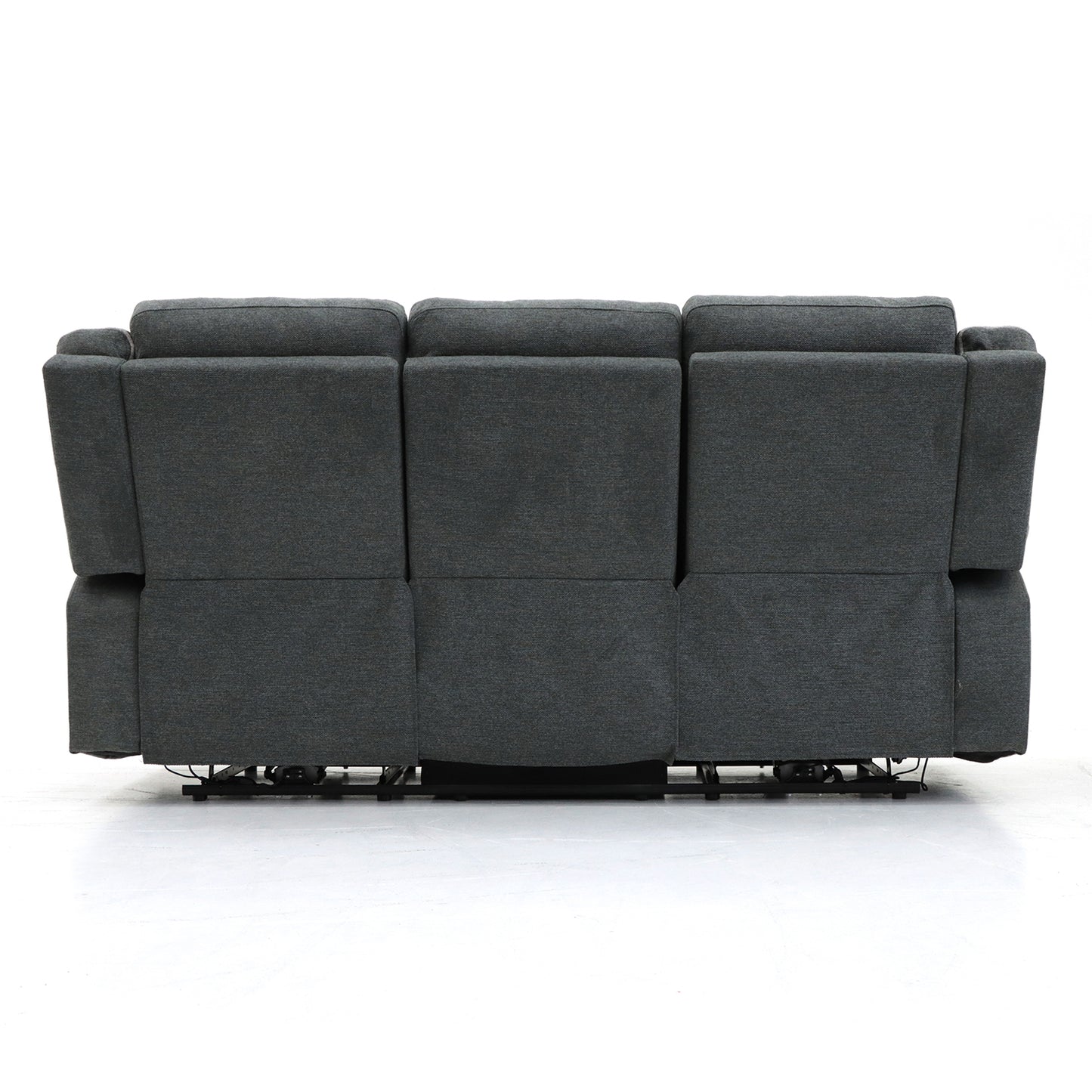 Alva Electric Recliner Fabric Sofa Graphite 1, 2 or 3 Seater