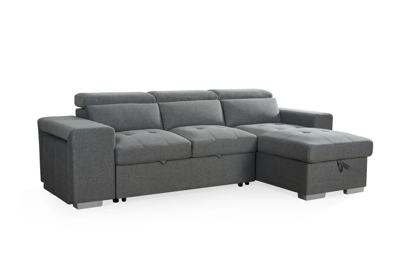 Artemis Sofabed Grey Universal Corner 5 seater Sofa