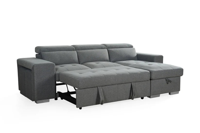 Artemis Sofabed Grey Universal Corner 5 seater Sofa
