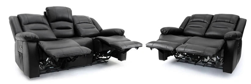 Alva Electric Recliner 1, 2 or 3 Seater USB and Cup Holder