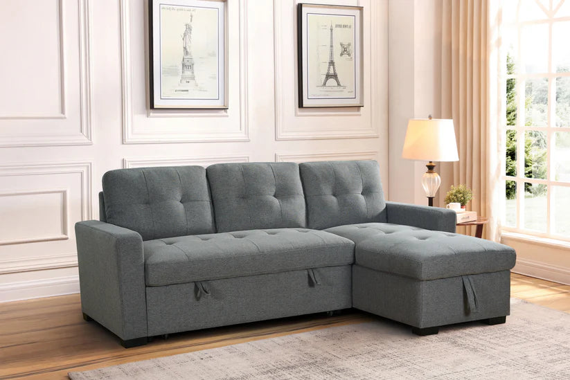 Alder Sofabed Grey Universal Corner Sofa