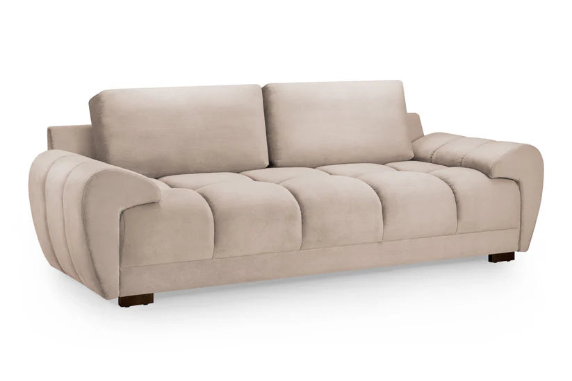 Azzuro Range In Mocha, Cream or Grey, Footstool, 2, 3 and Corner Sofas