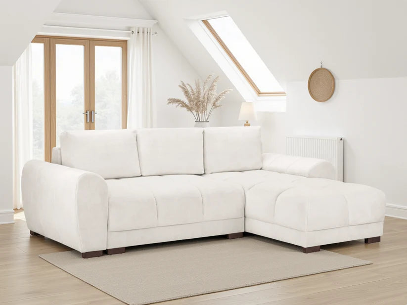 Azzuro Range In Mocha, Cream or Grey, Footstool, 2, 3 and Corner Sofas